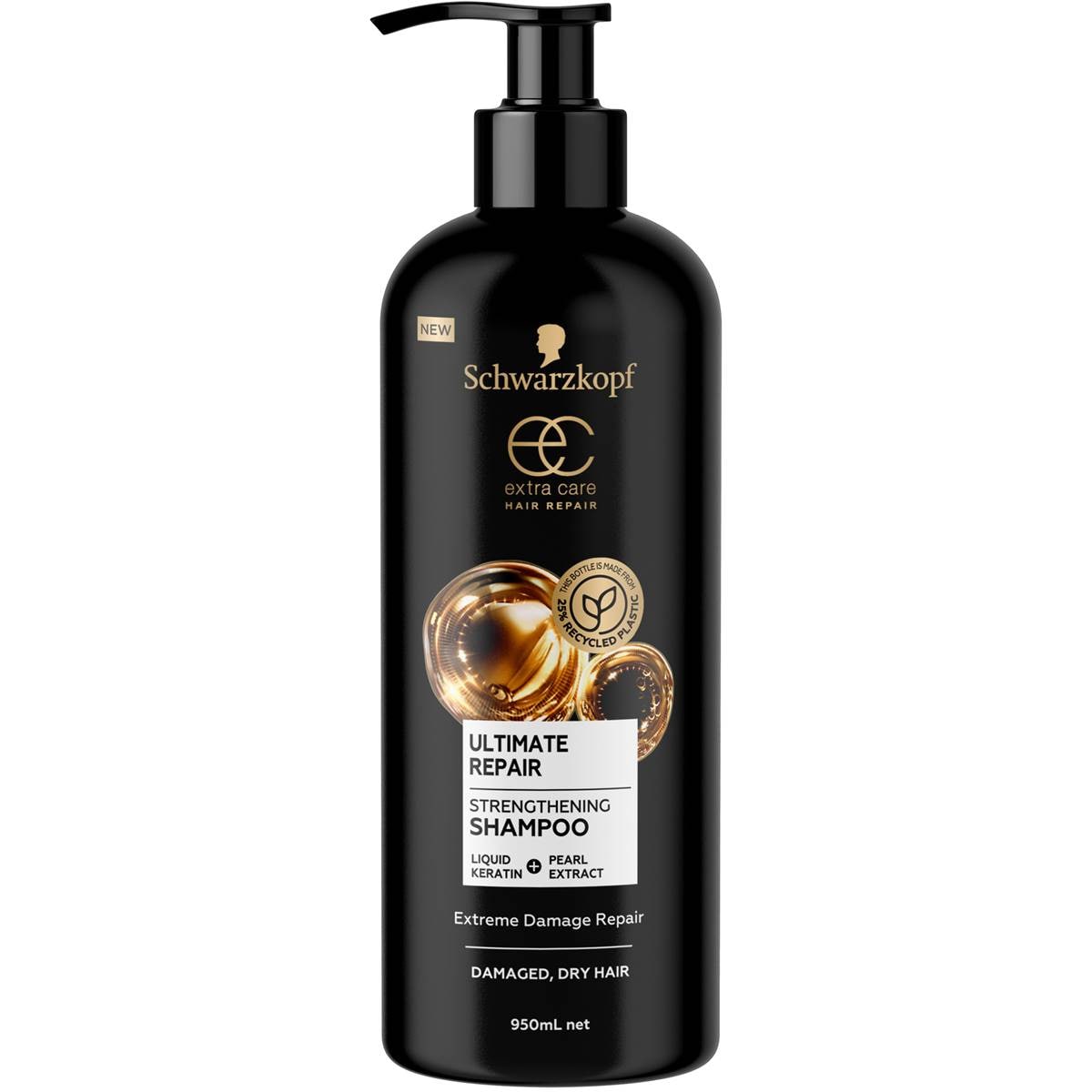 Schwarzkopf Extra Care Ultimate Repair Shampoo For Damaged Hair 950mL