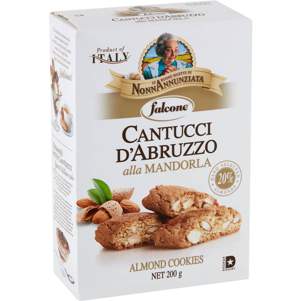 Falcone Cantucci D'Abruzzo Alla Mandorla Almond Cookies