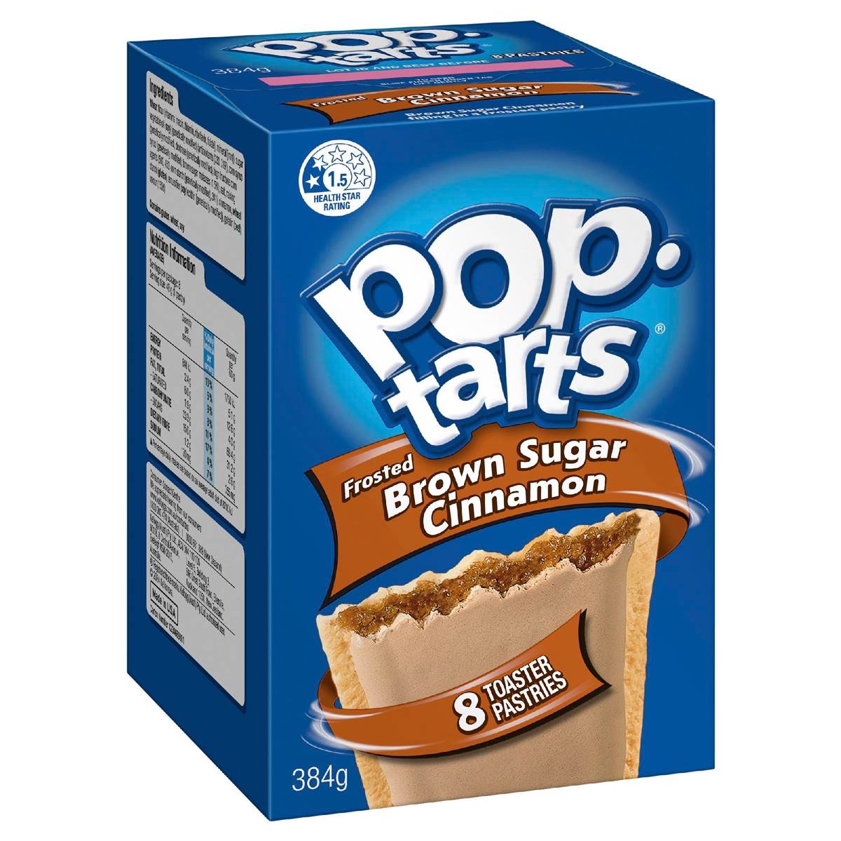 Calories in Kellogg's Pop Tarts Frosted Brown Sugar Cinnamon Toaster