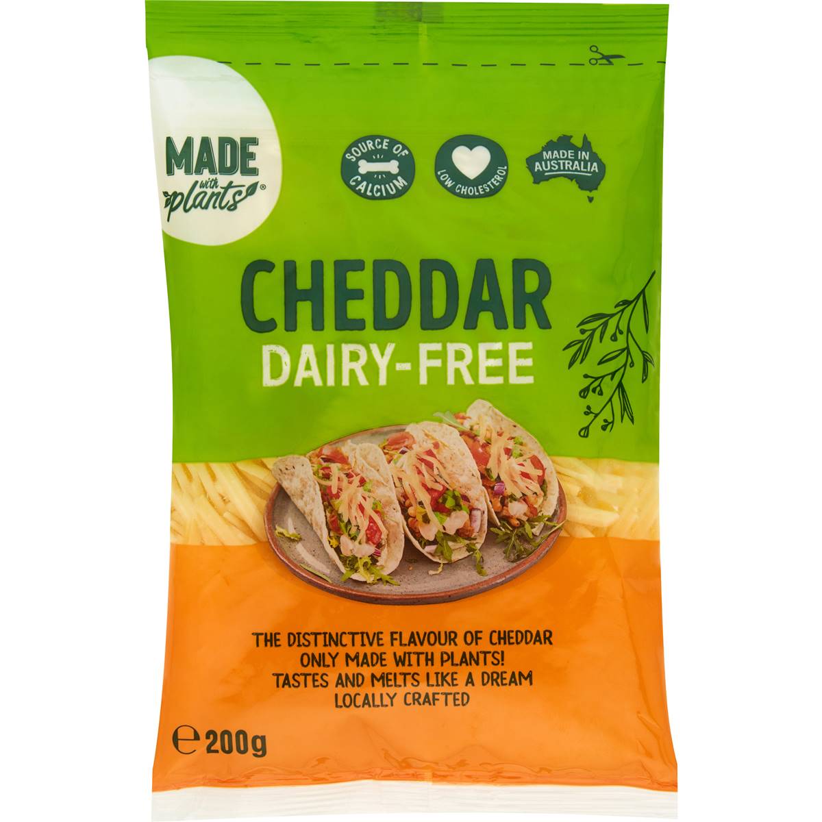 Calories In My Life Bio Cheese Dairy Free Shredded Cheddar Cheese Calcount