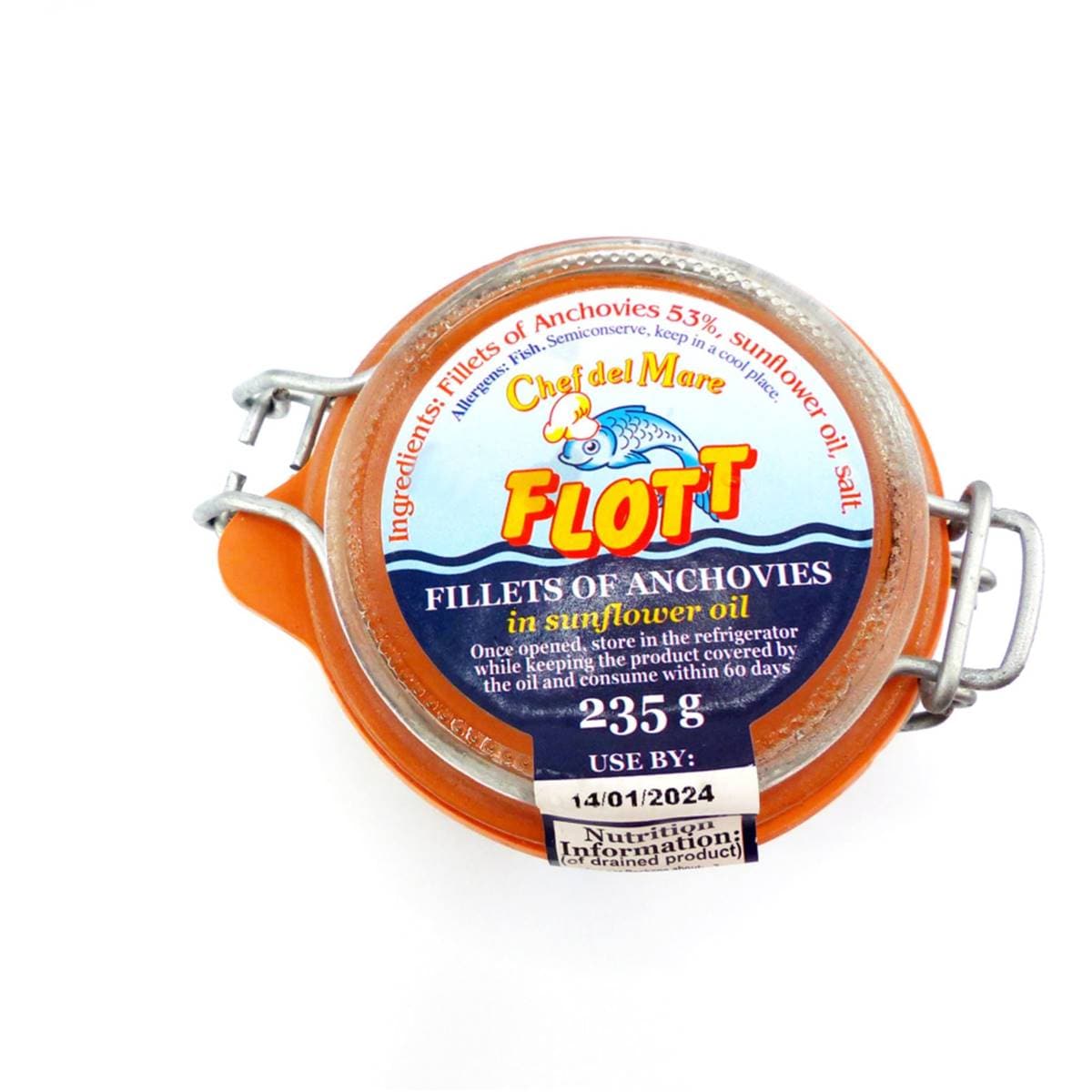 Calories in John West Anchovies calcount