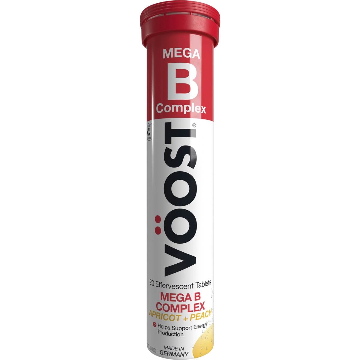 VOOST Effervescent Mega B Complex Tablets 20 pack