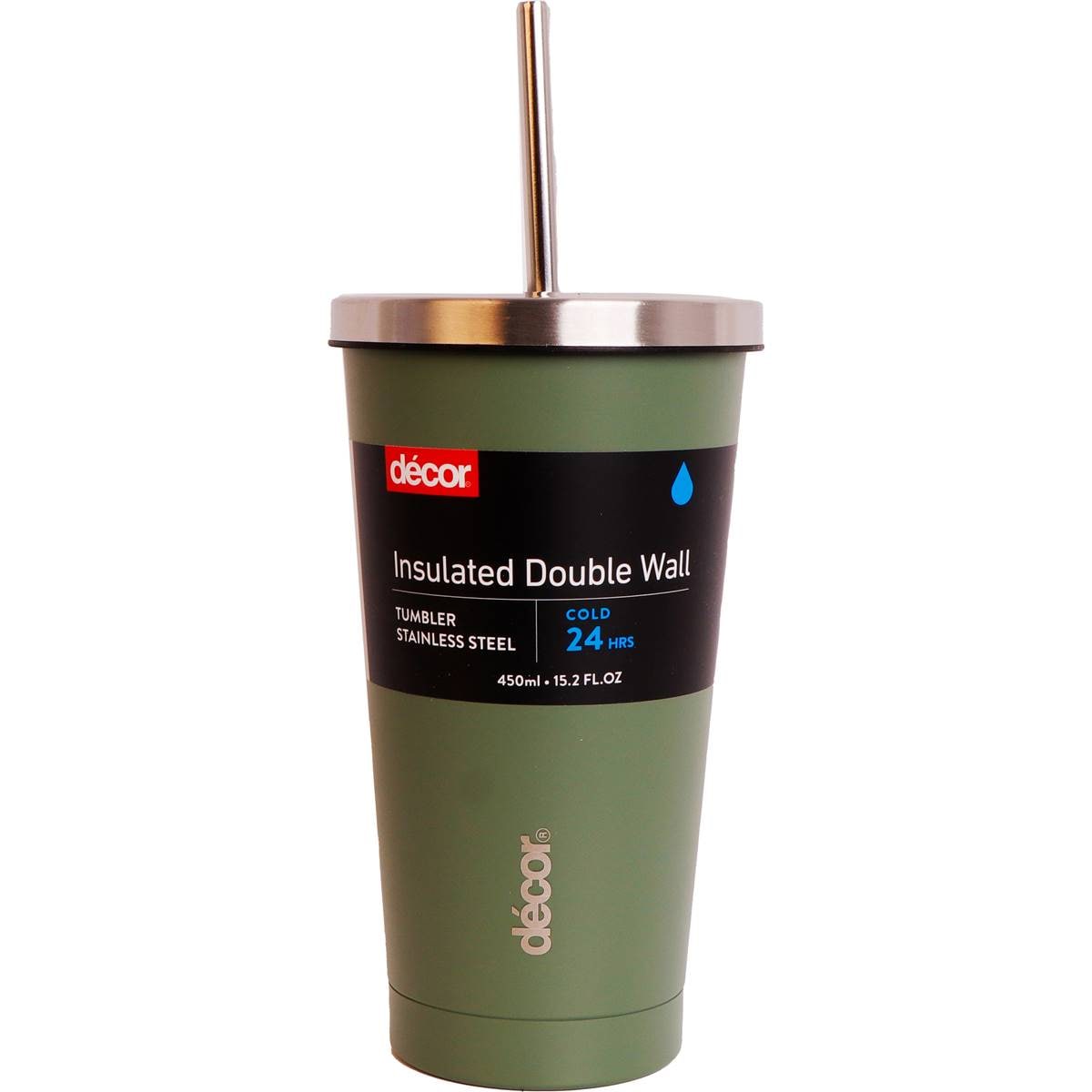 Decor Insulated Double Wall Tumbler Assorted 450mL each