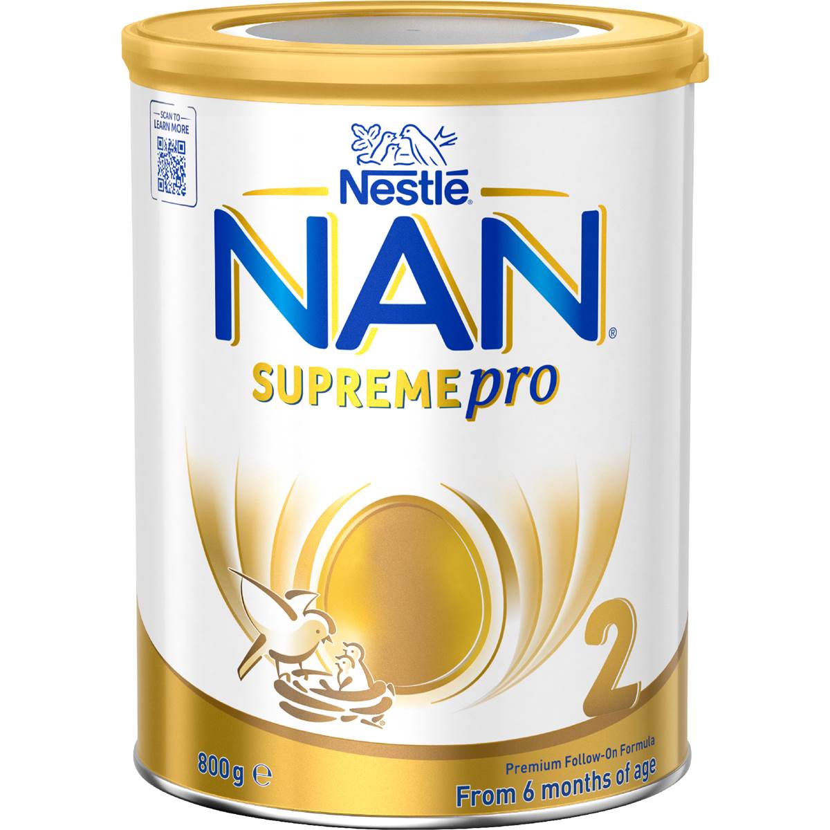 Nan SUPREMEpro 2 Follow-on Baby Formula Powder 6-12M 800g