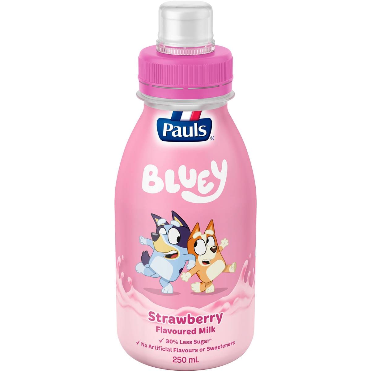 Calories in Pauls Bluey Strawberry Milk calcount