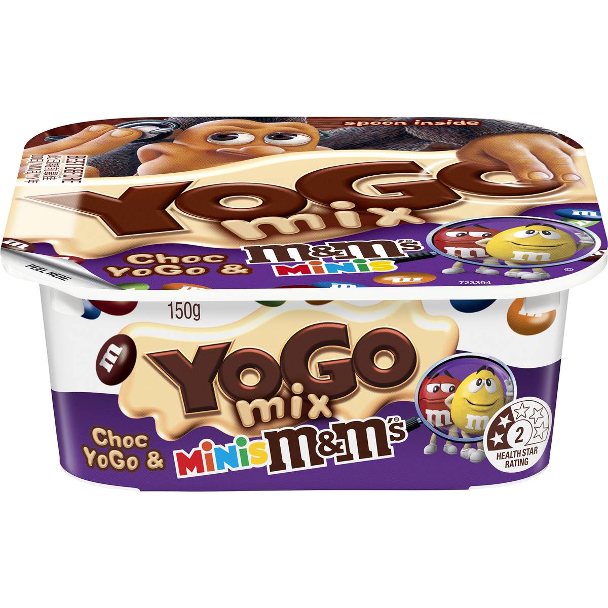 Calories in Yogo Chocolate With Mini M&m's Dessert