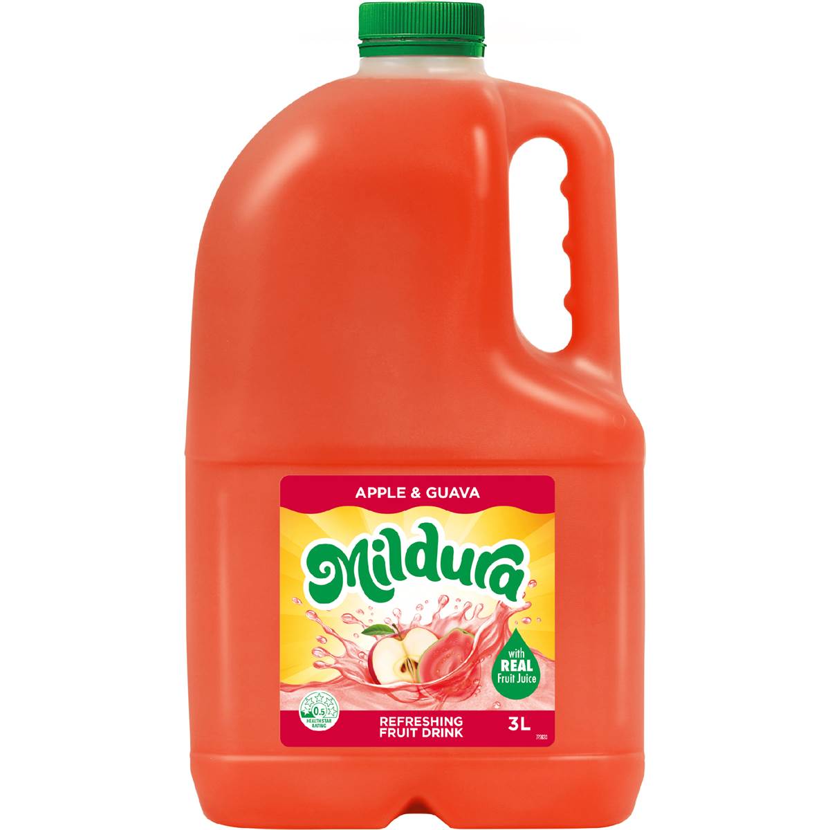 Calories in Mildura 25 Juice, Apple and Guava Calorie Counter Australia