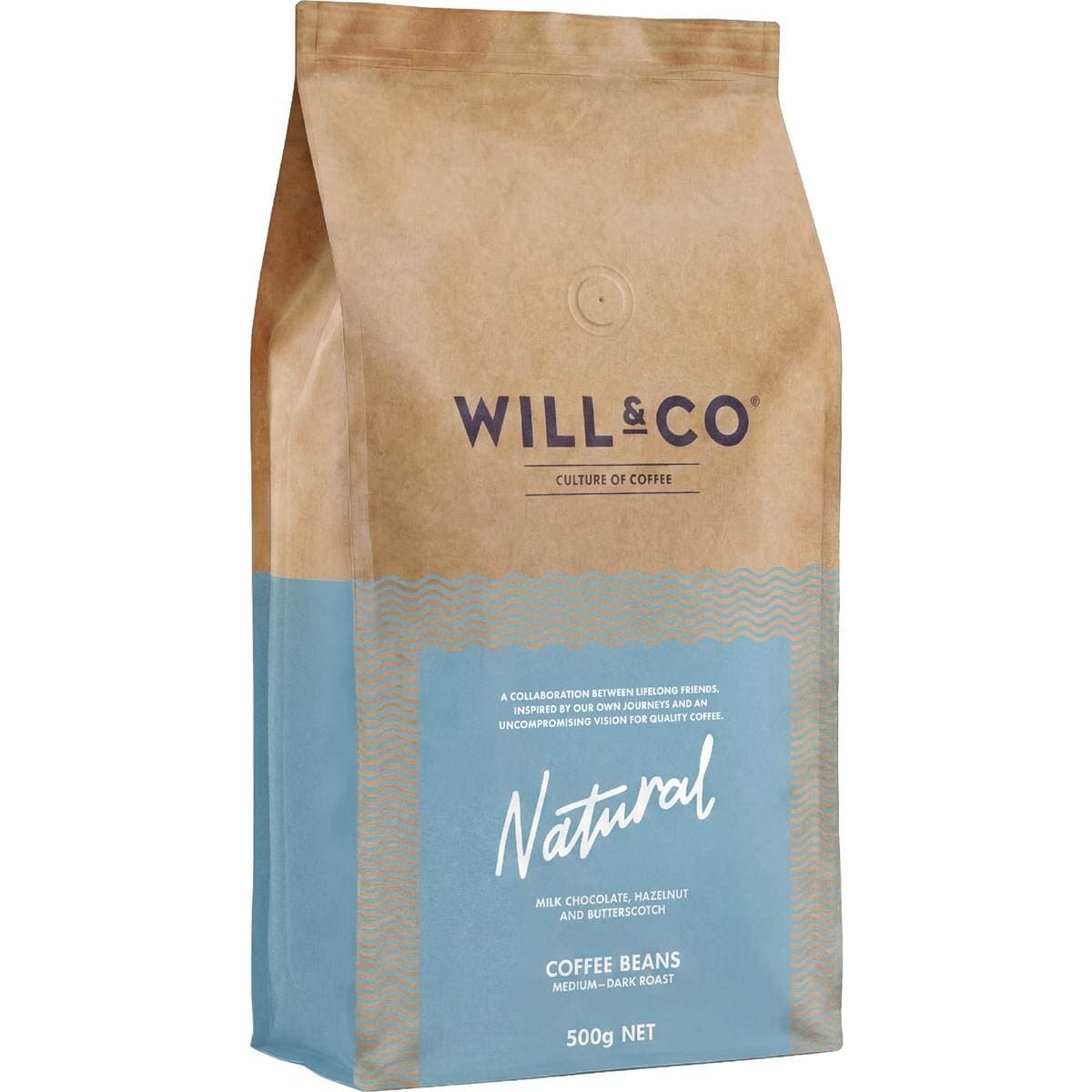 Will & Co Coffee Beans Natural