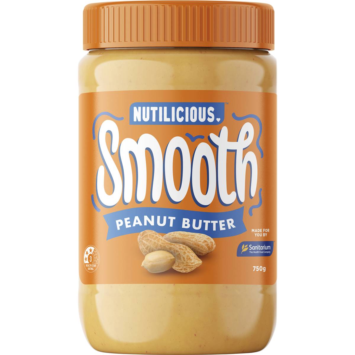 Calories in Sanitarium Peanut Butter Smooth Natural calcount