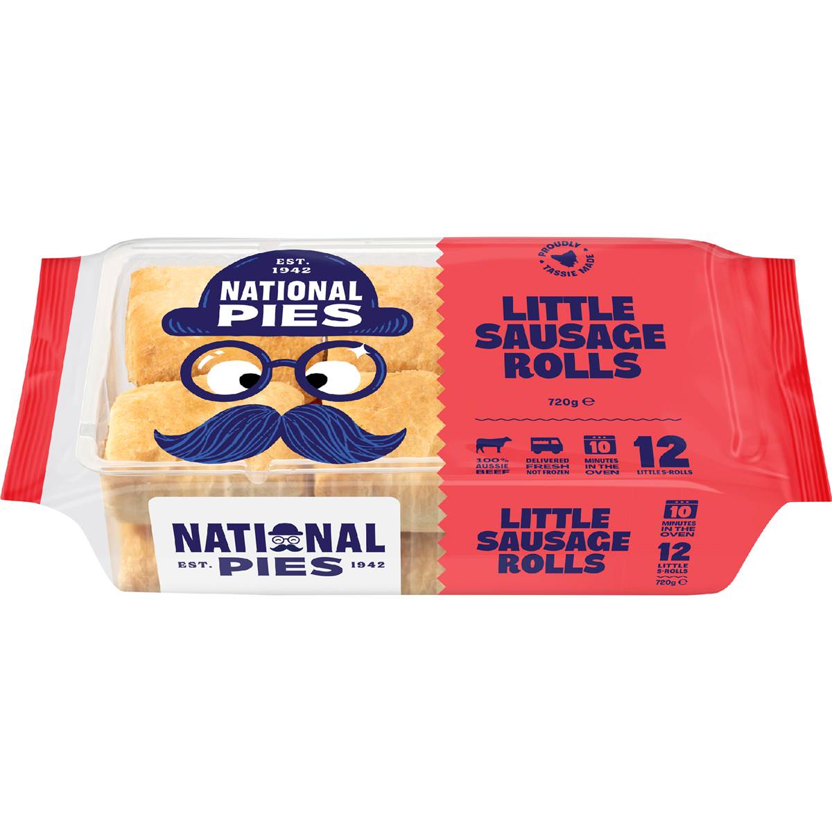 National Pies Fresh Little Sausage Rolls 12 pack