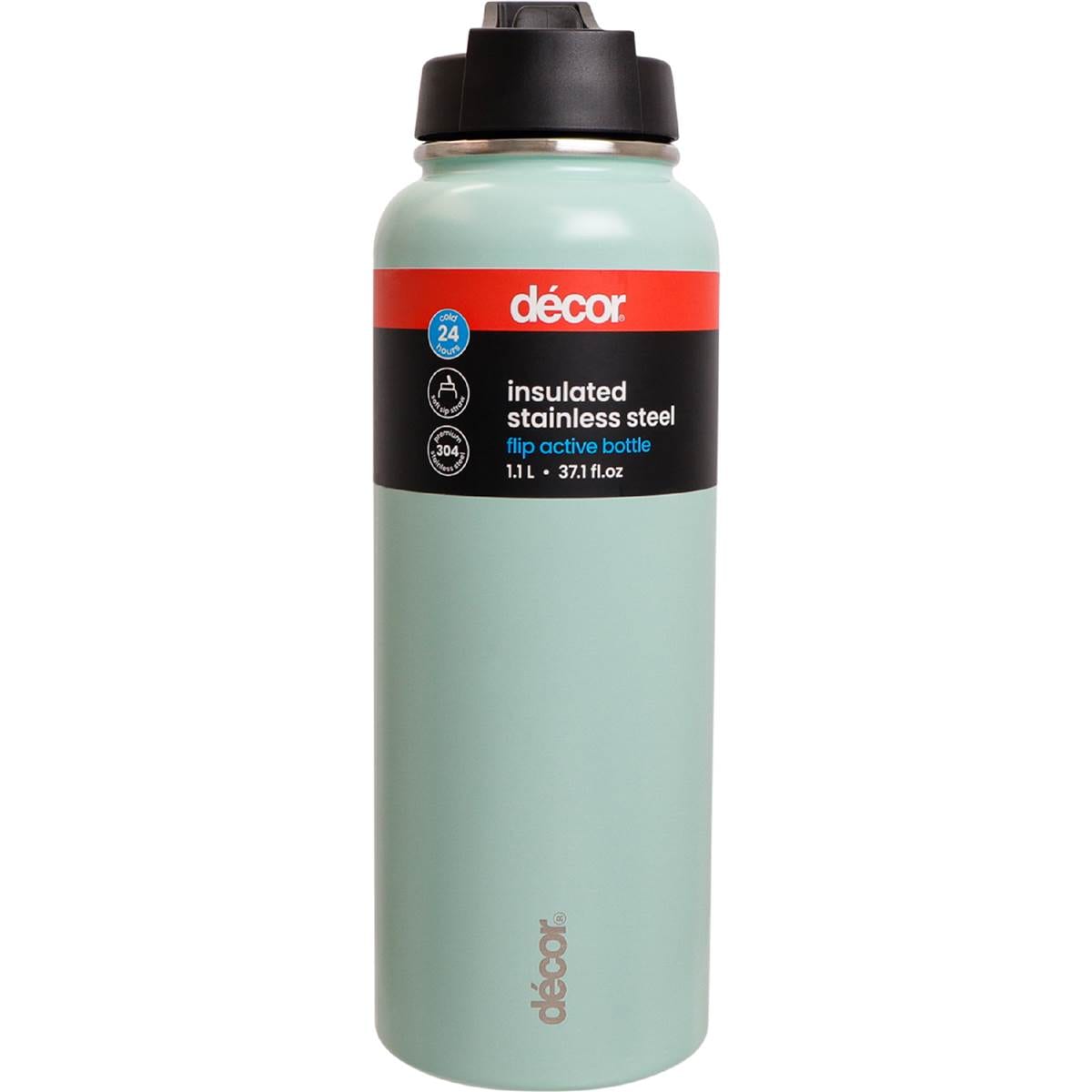 Decor Flip Active Double Wall Bottle Assorted 1.1L each