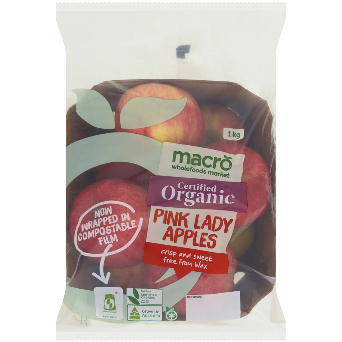 Calories in Macro Pink Lady Apple Organic