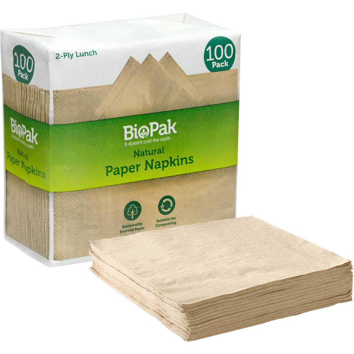 BioPak Lunch Paper Napkins