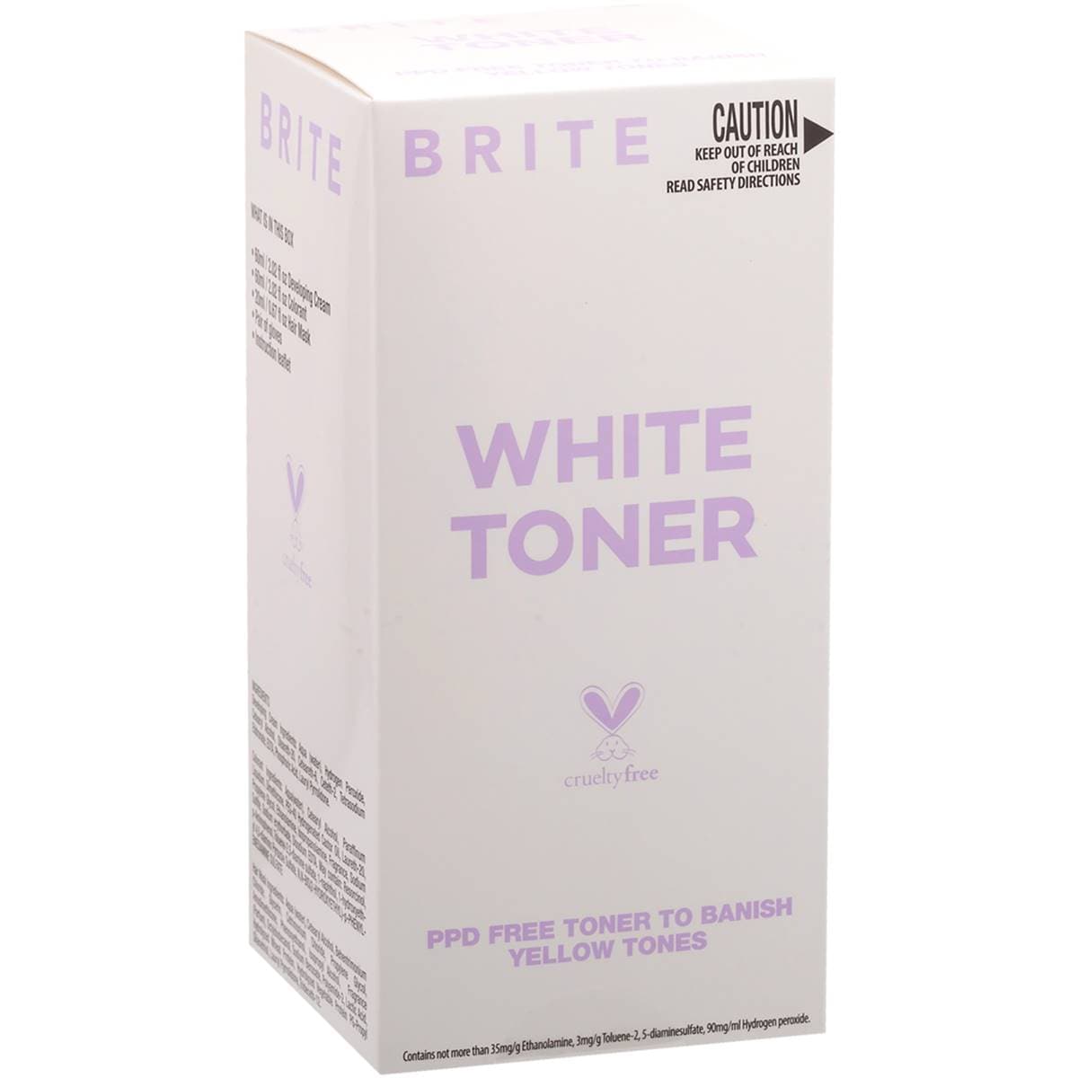 Brite White Toner each