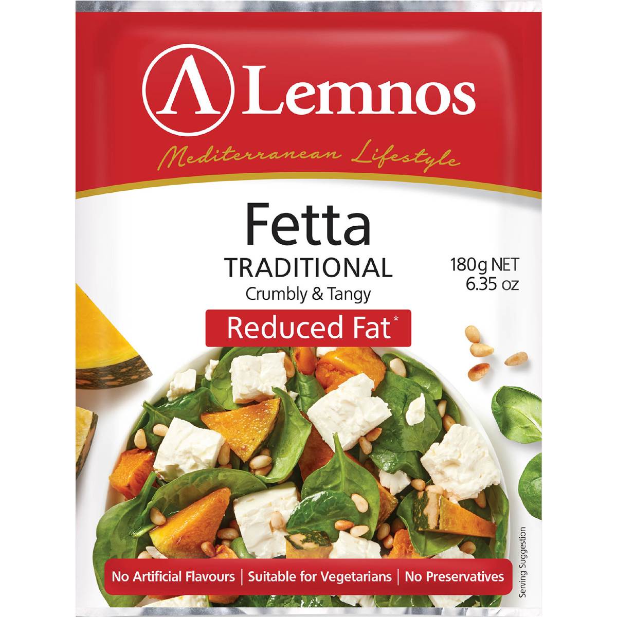 Lemnos Reduced Fat Fetta Traditional Crumbly & Tangy