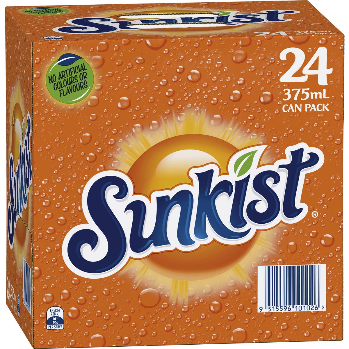 Calories in Sunkist Cans