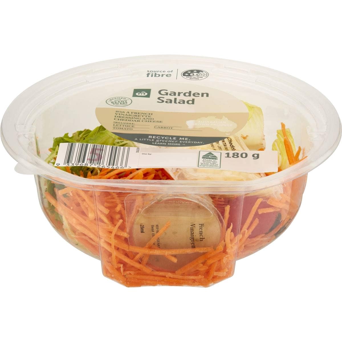 Calories in Woolworths Garden Salad Bowl calcount