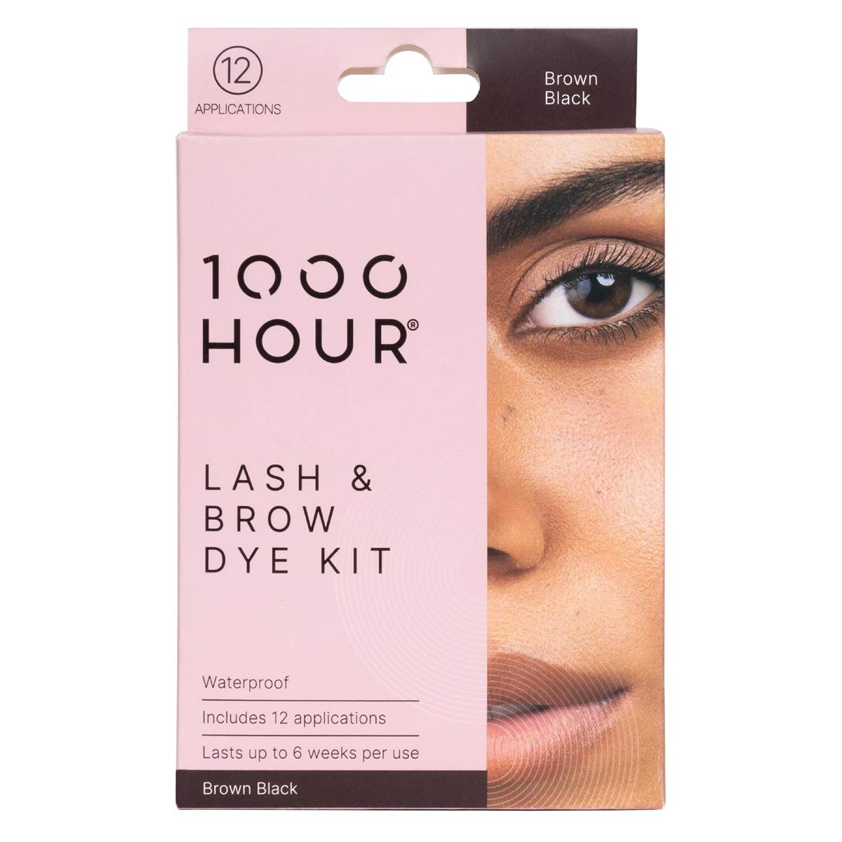 1000Hour Lash & Brow Dye Kit Brown Black each