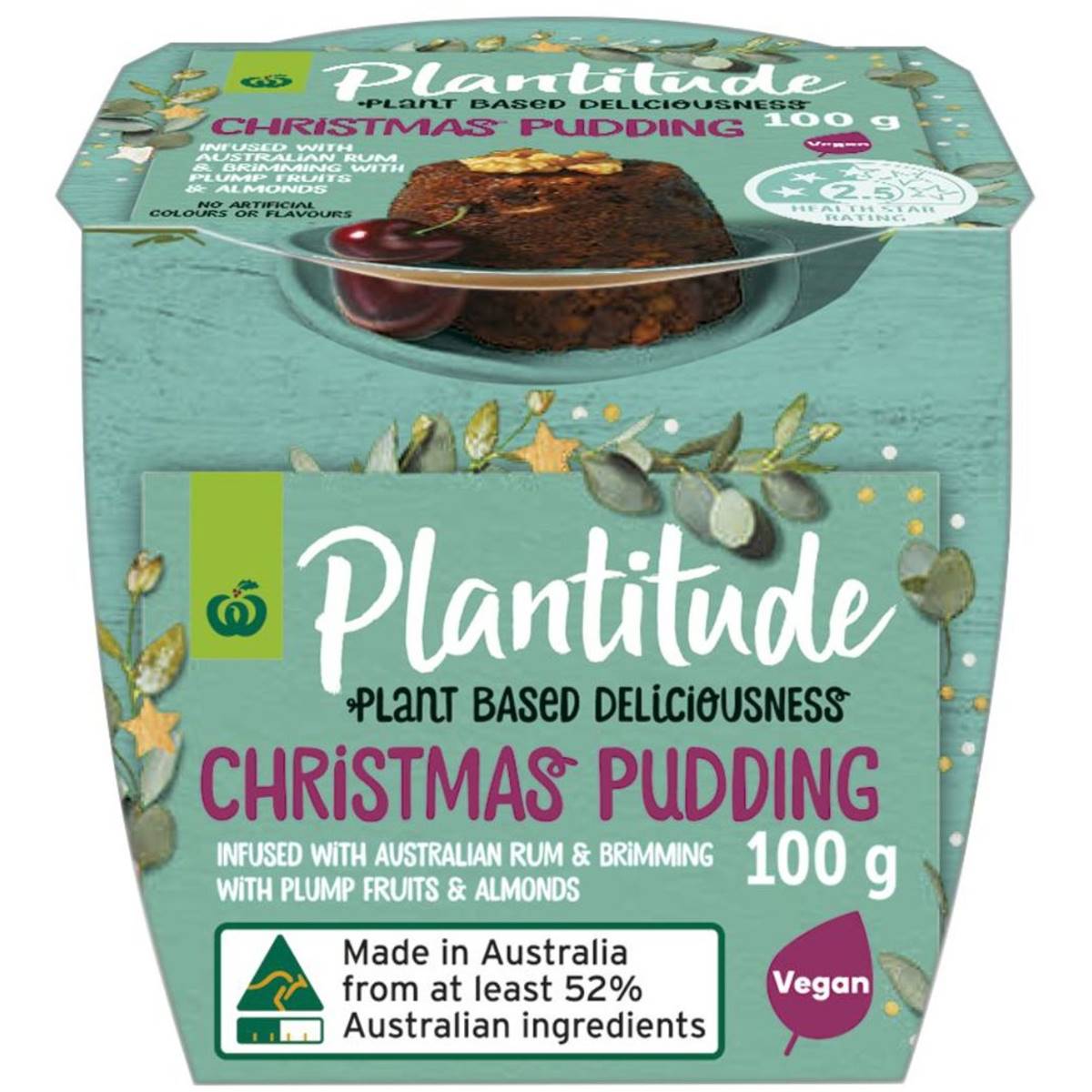 Calories in Plantitude Vegan Fruit Pudding