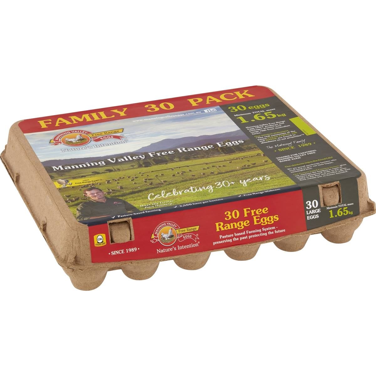 Manning Valley 30 Free Range Eggs