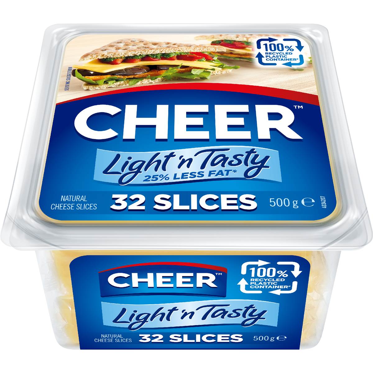 Calories in Cheer Tasty Cheese Slices 24 pack Calorie Counter Australia