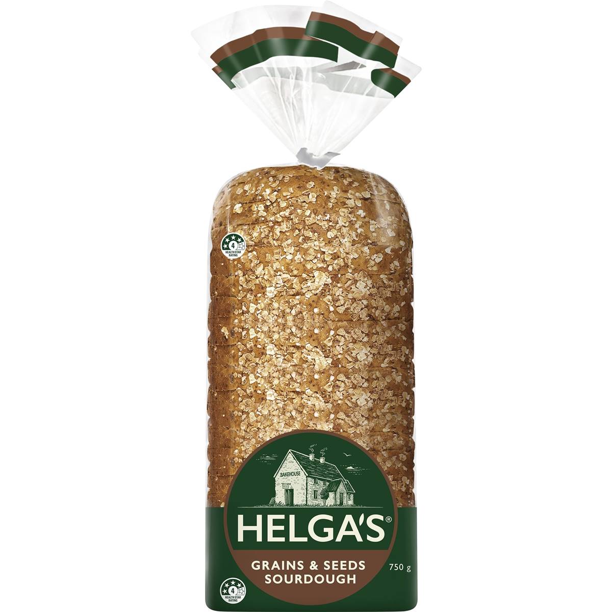 253 calories in Helga's Grains & Seeds Sourdough Loaf (100g) calcount