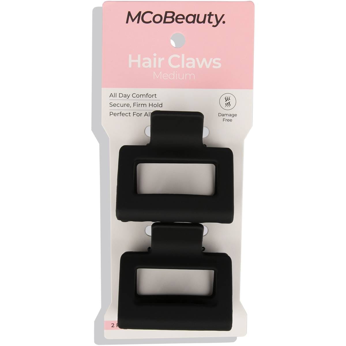 MCoBeauty Medium Hair Claw 2 pack