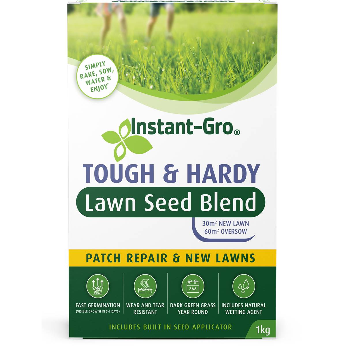 Yates Instant-Gro Tough & Hardy Lawn Seed Blend