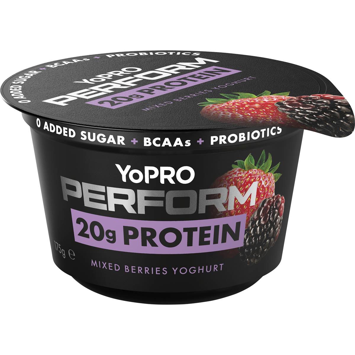 Calories in Yopro Perform Mixed Berries High Protein Yoghurt