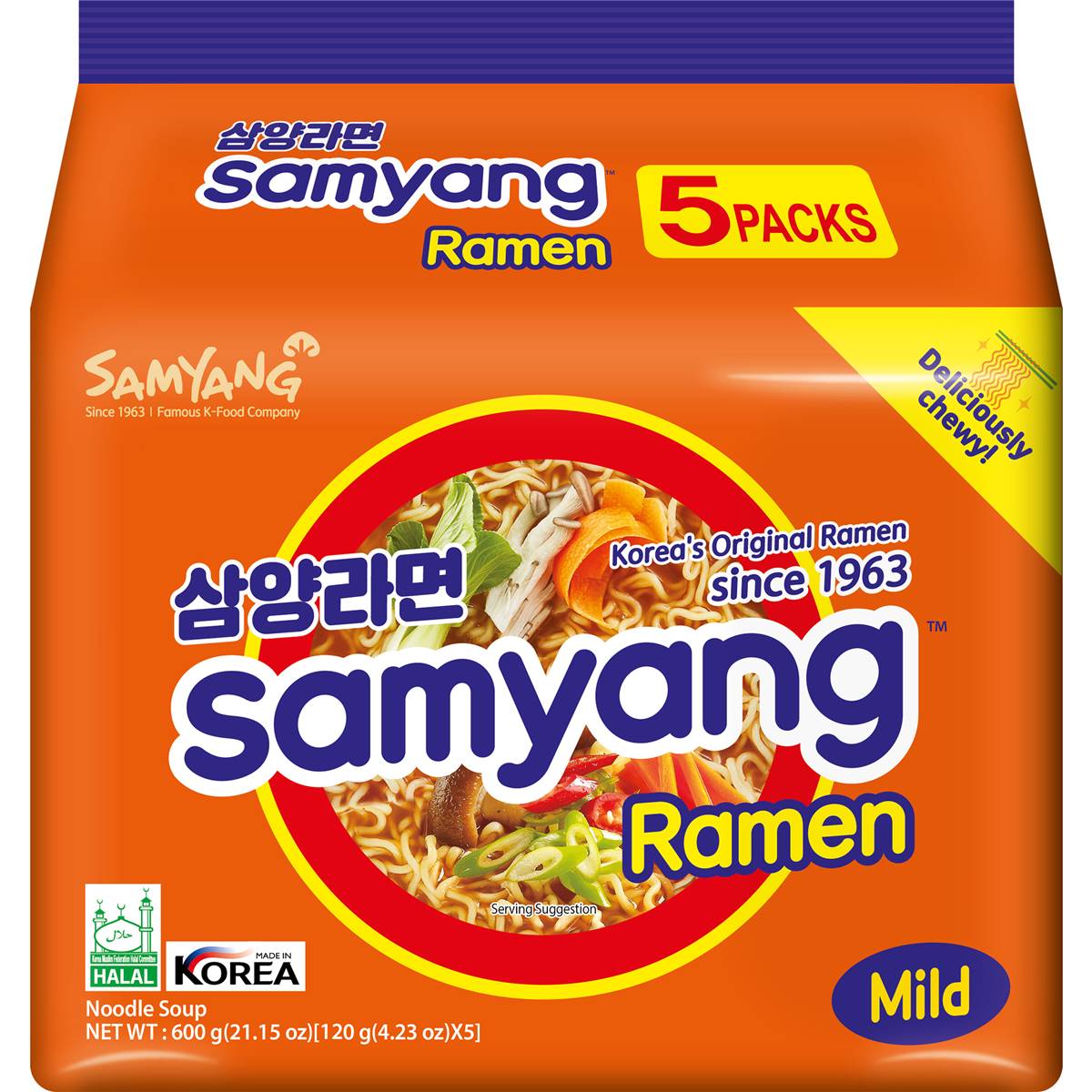 Calories in Ottogi Jin Ramen Spicy Instant Noodles calcount