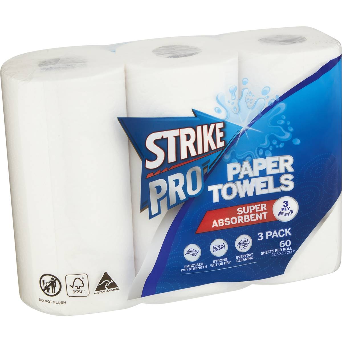 Strike Pro 3 Ply Paper Towel