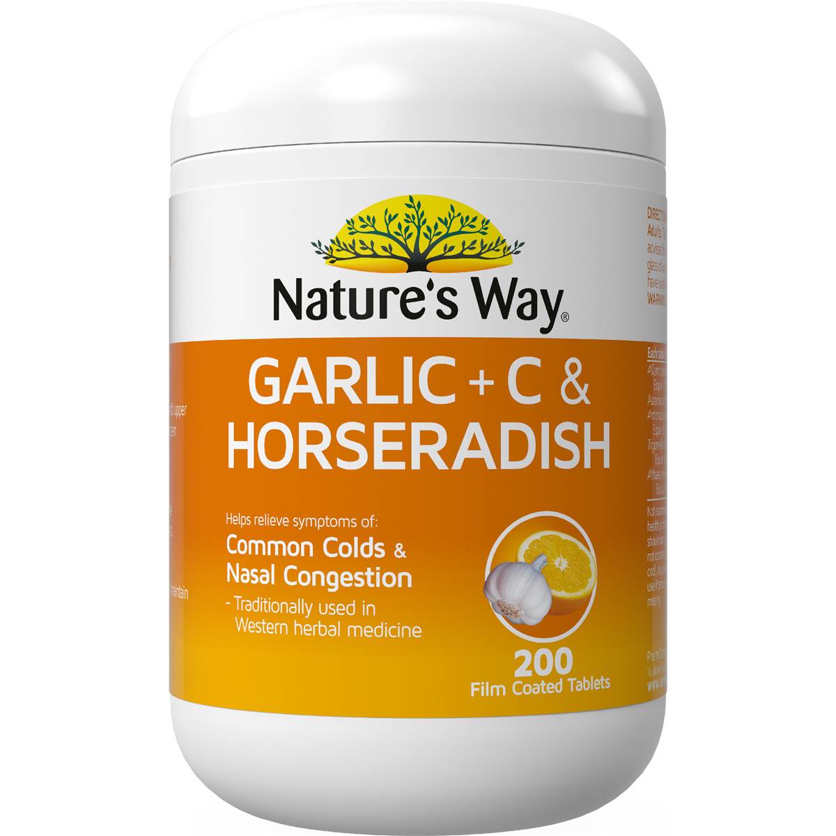 Nature's Way Immunity Defense Garlic & Horseradish 200 pack