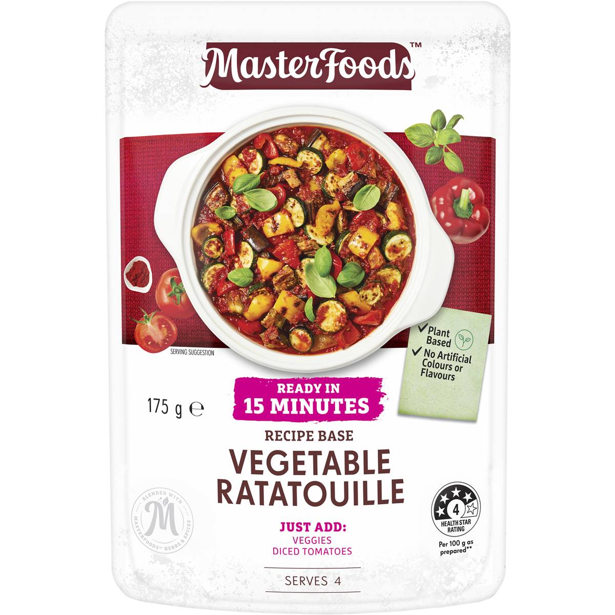 Calories in MACROS Remy's Chicken Ratatouille calcount
