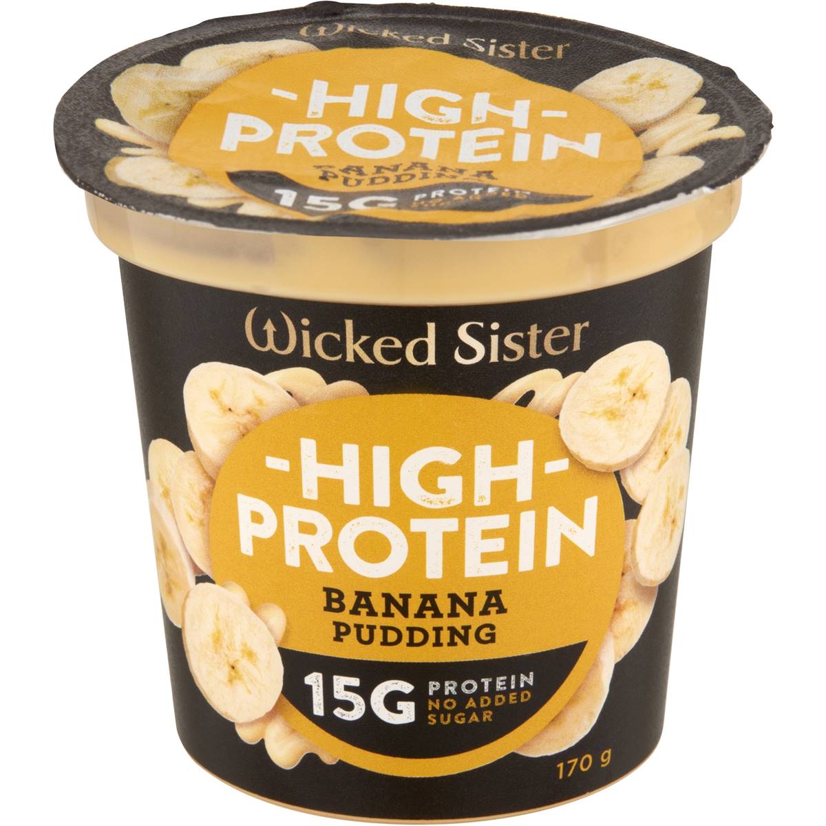 Calories in Wicked Sister High Protein Banana Pudding
