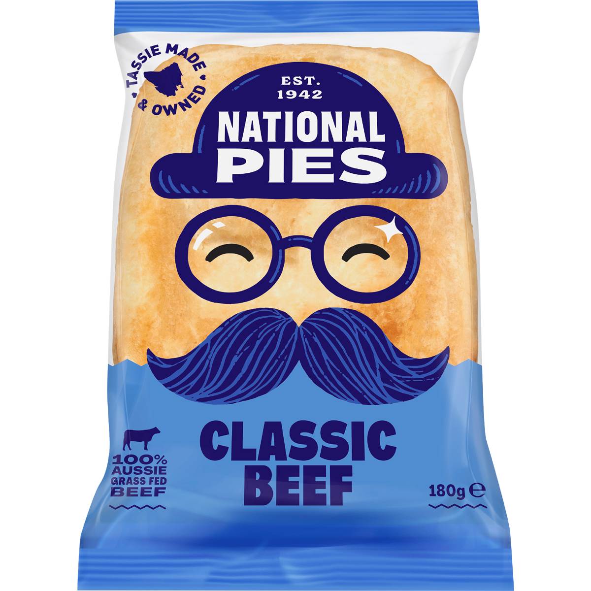 National Pies Frozen Classic Beef Pie 180g
