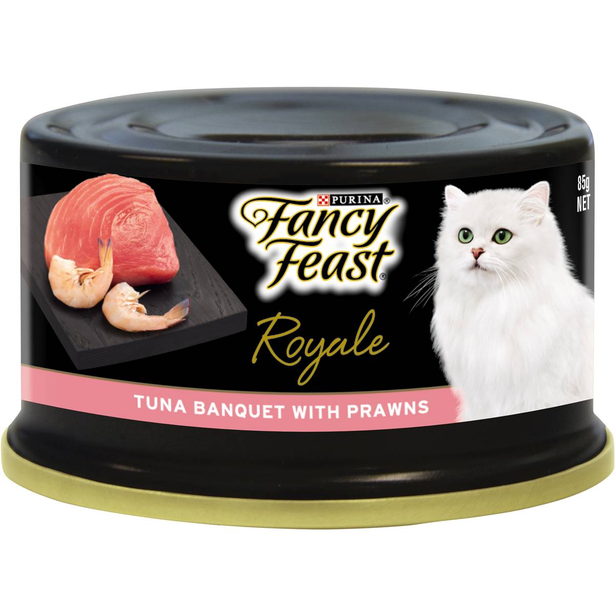 Fancy Feast Royale Adult Cat Food Tuna Whole Prawn 85g | Woolworths