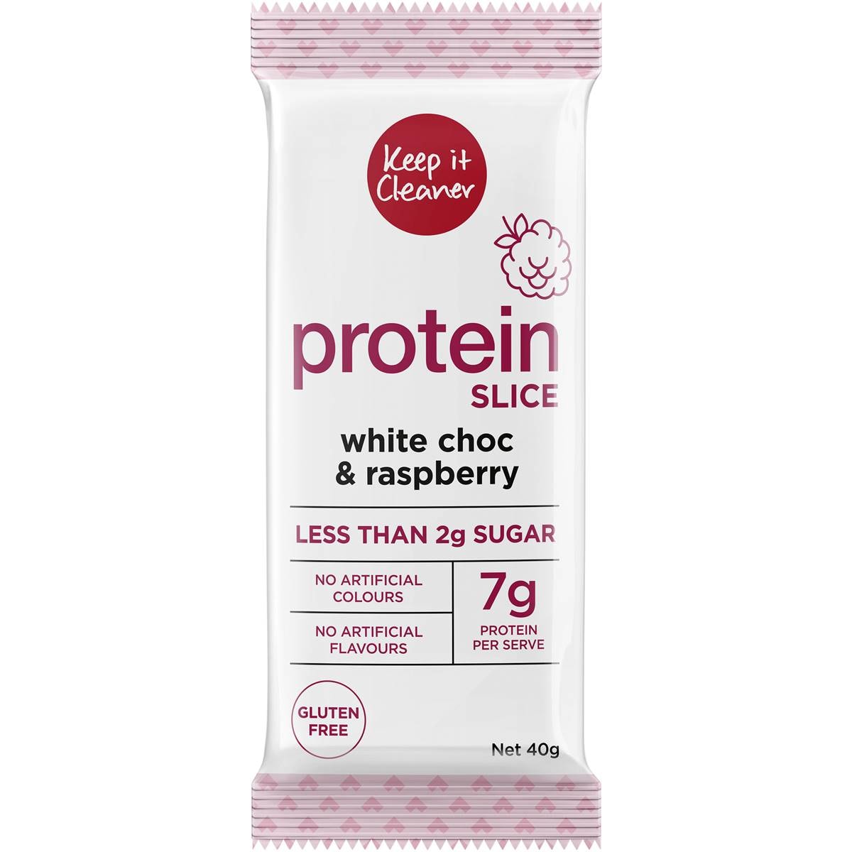 Calories in Coles White Choc & Raspberry Slice 5 pack Calorie Counter