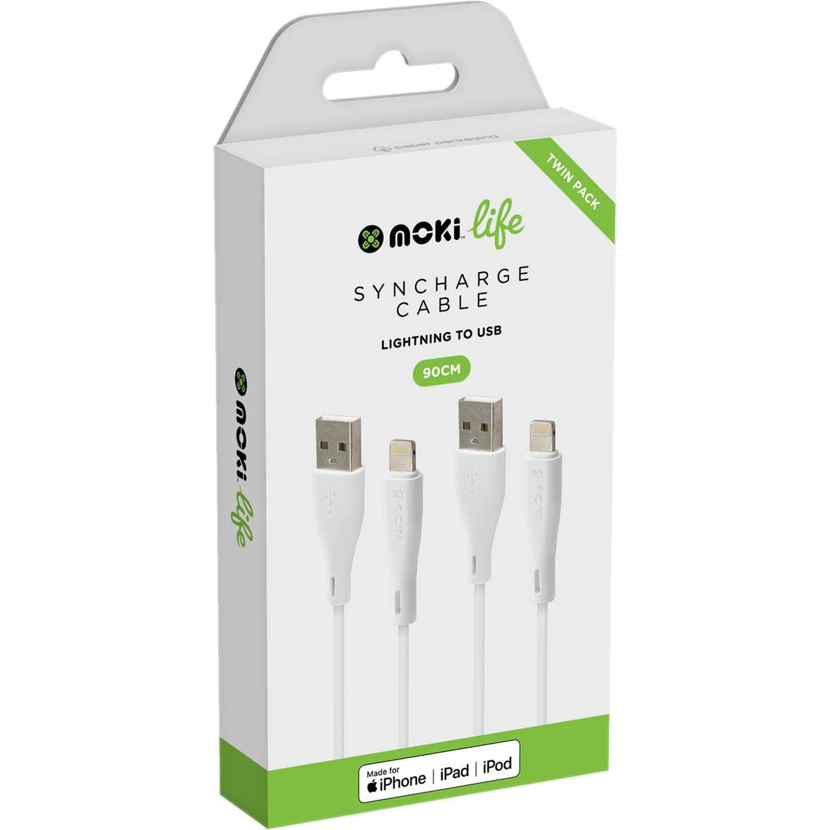 Moki Life Lightning 90cm Cables