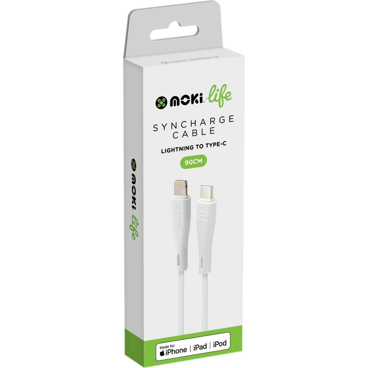 Moki Life Lightning TypeC 90cm Cable