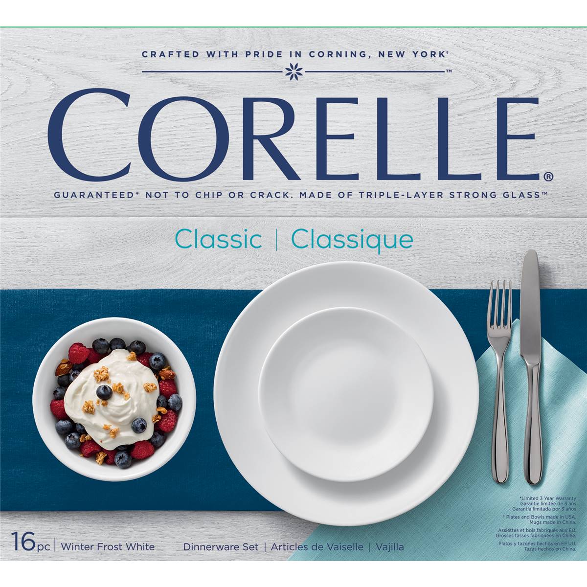 Corelle Dinner Set 16 Piece each Woolworths