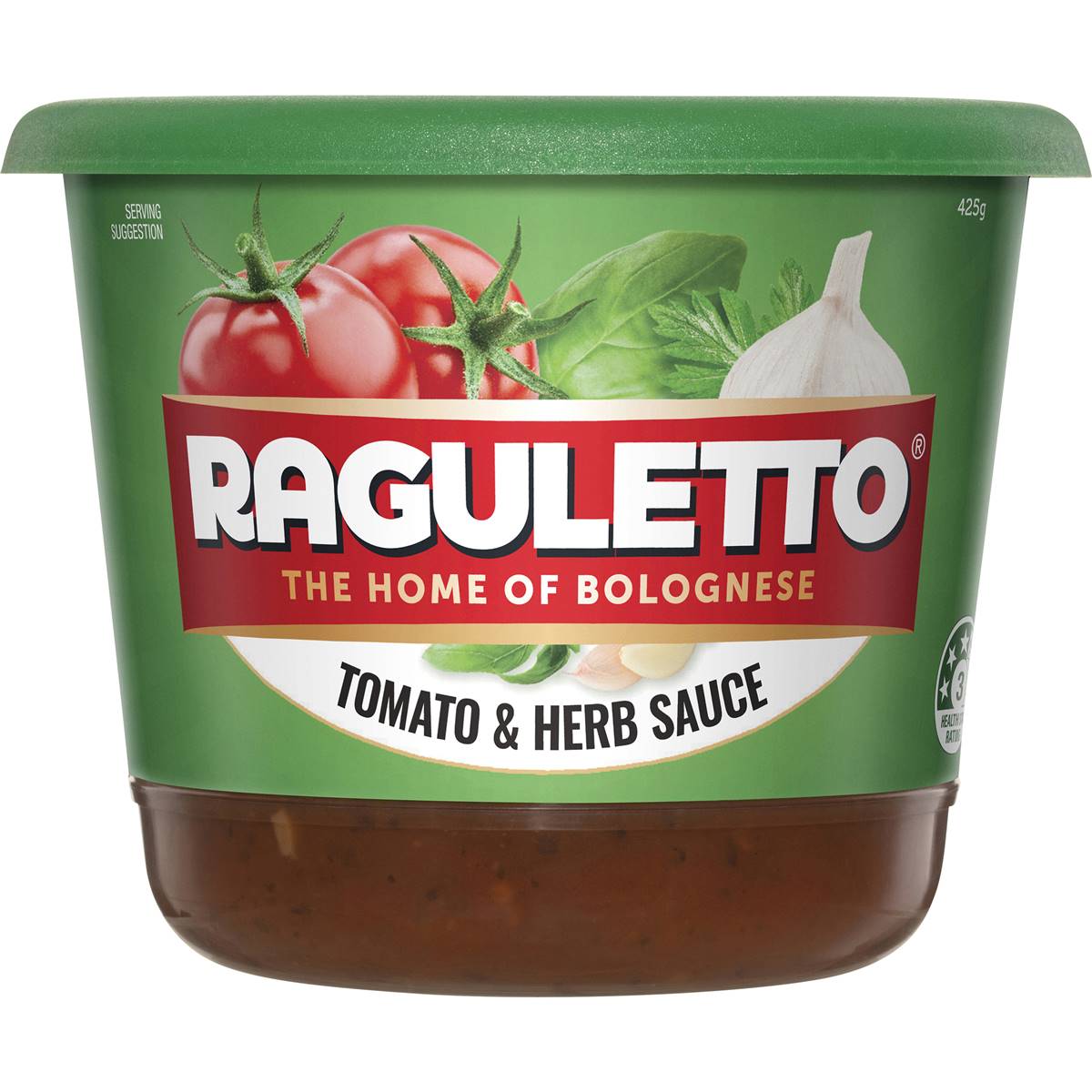 Calories in Raguletto Tomato & Herb Pasta Sauce