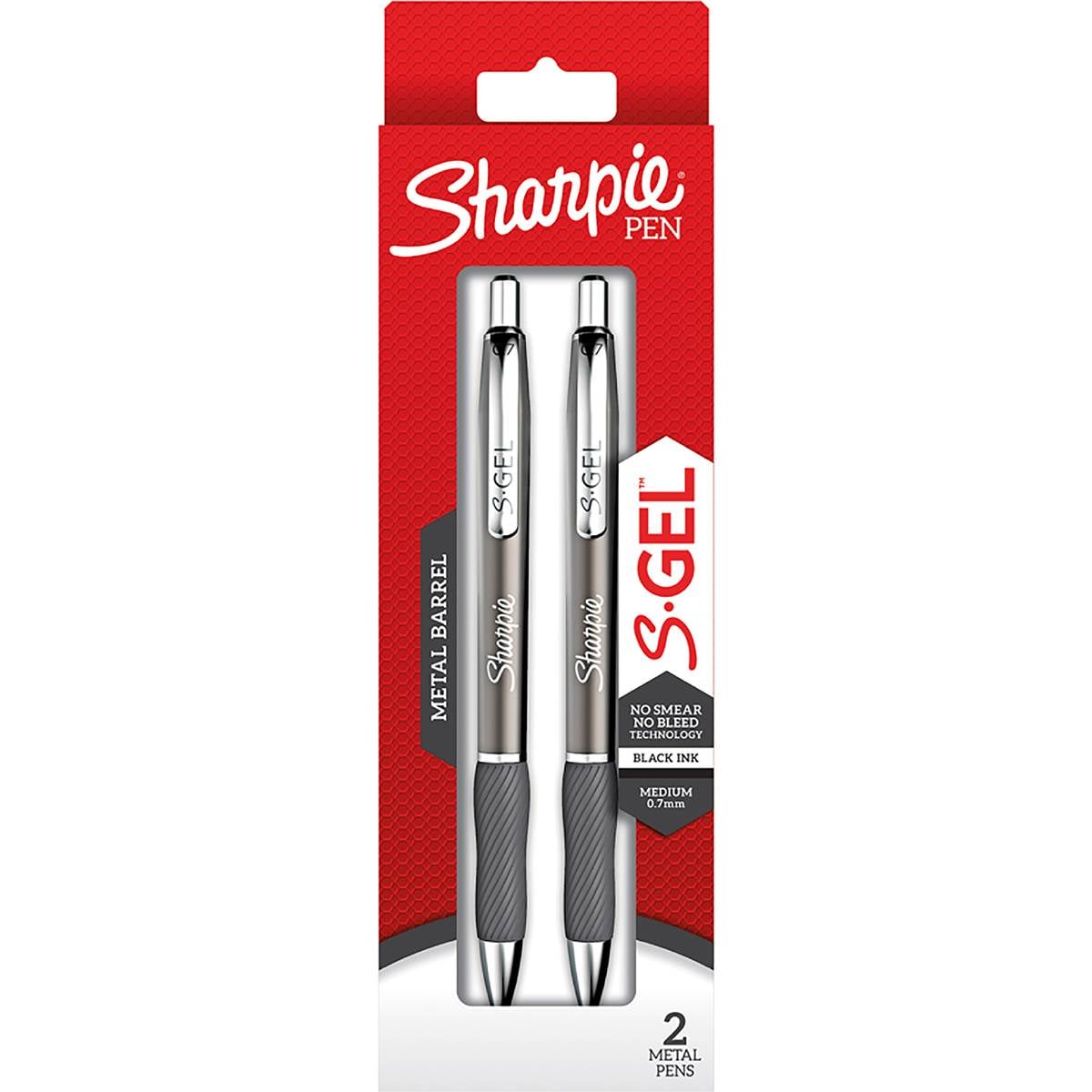 Sharpie Pen S Gel Medium Metal Barrel Black