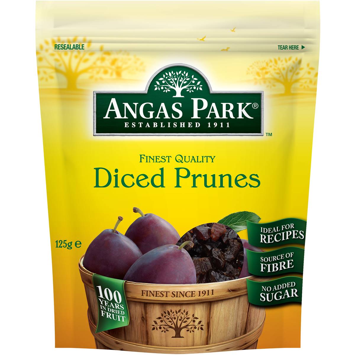 Calories in Angas Park Dried Pitted Prunes calcount