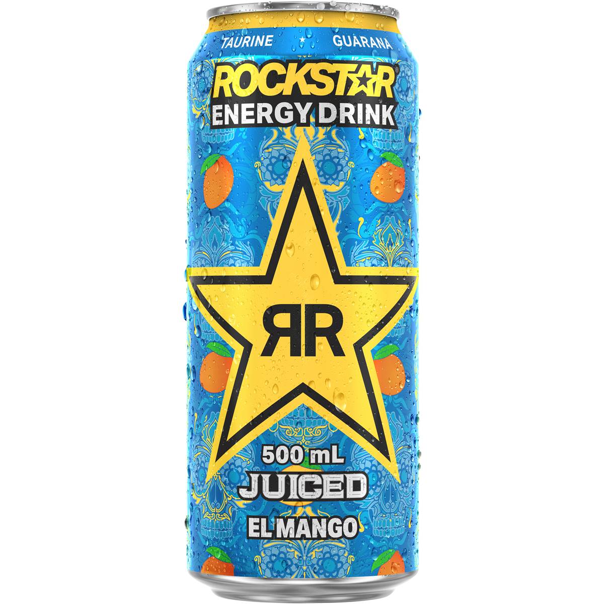 Calories in Rockstar Energy Drink Juiced El Mango