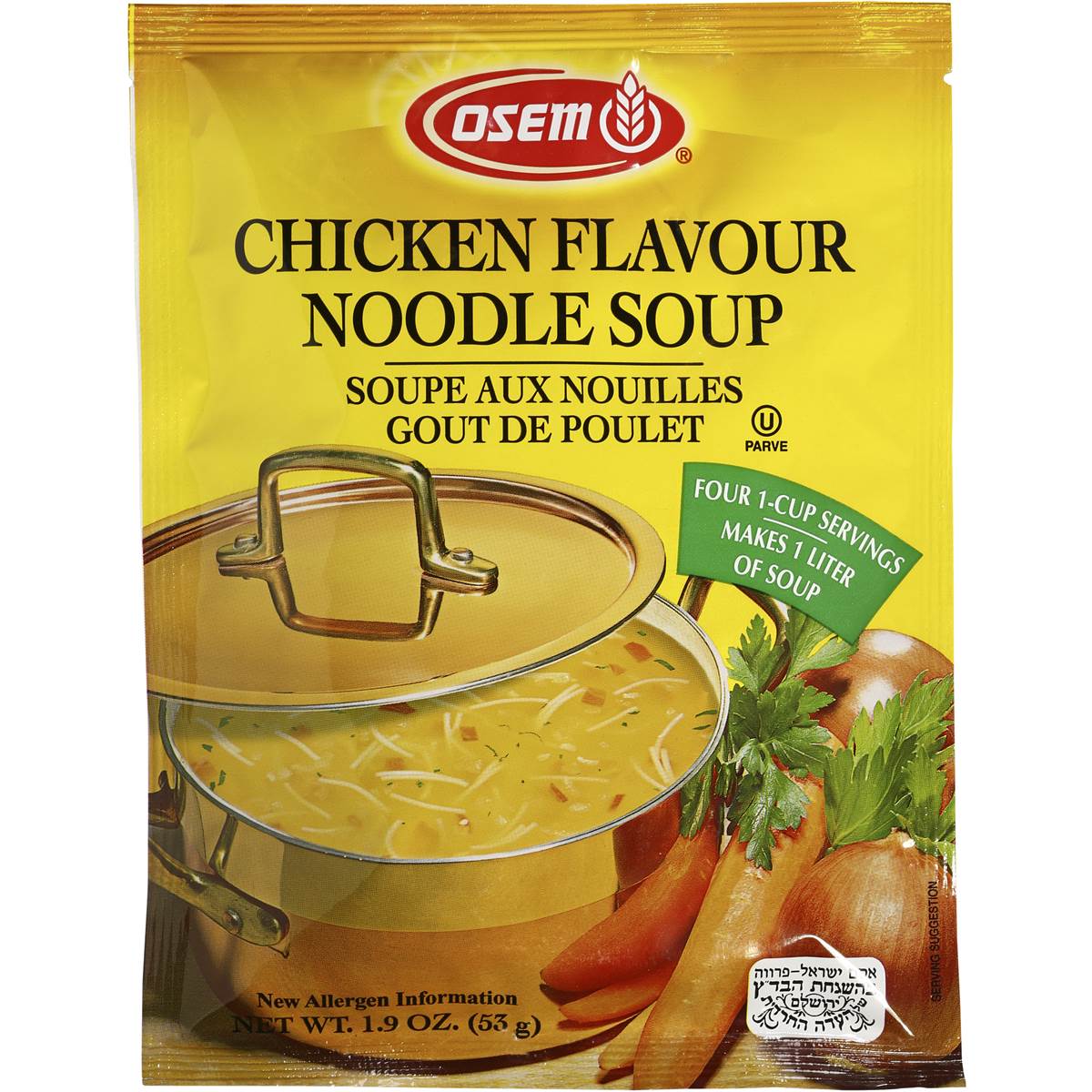 Calories in Osem Noodles Chicken Soup Flavour calcount