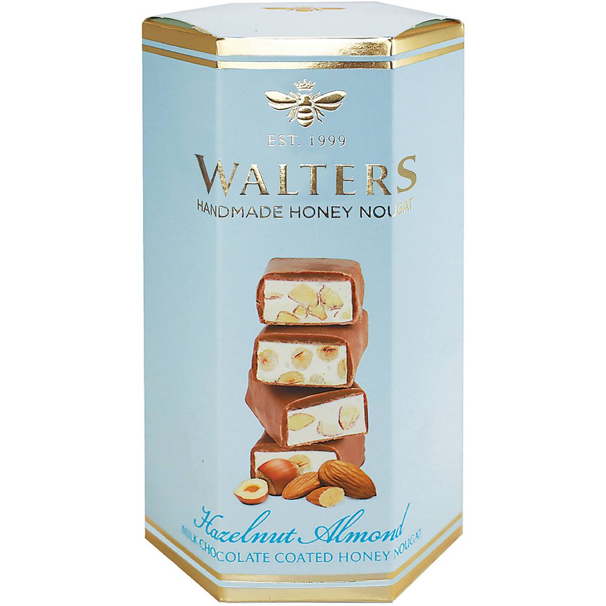 Calories in Walters Hazelnut Almond Honey Nougat