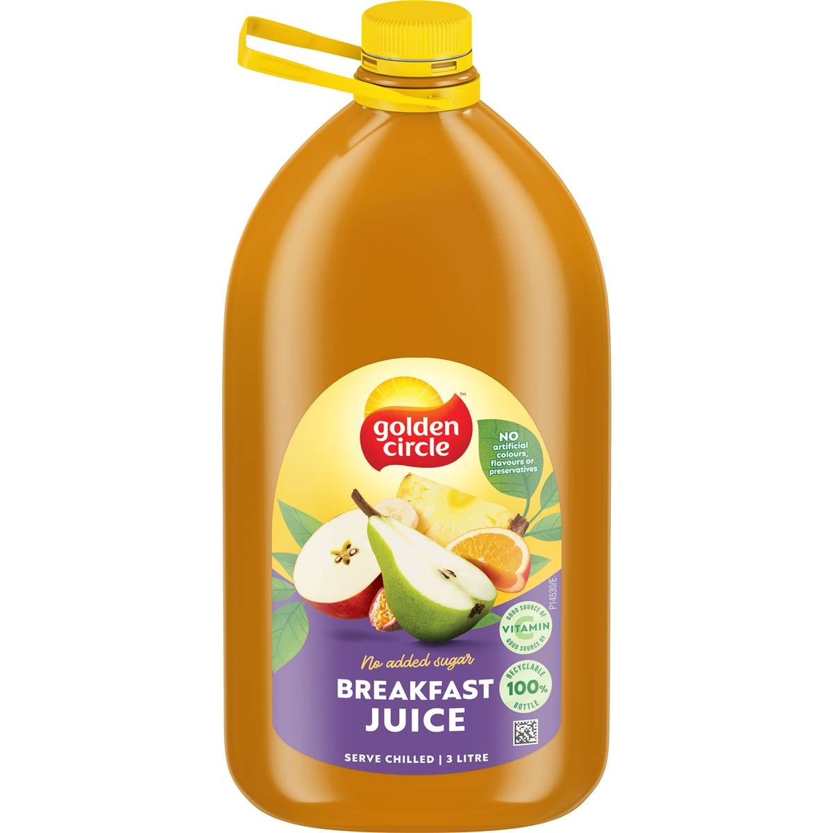 Calories in Golden Circle Breakfast Juice No Added Sugar Pineapple