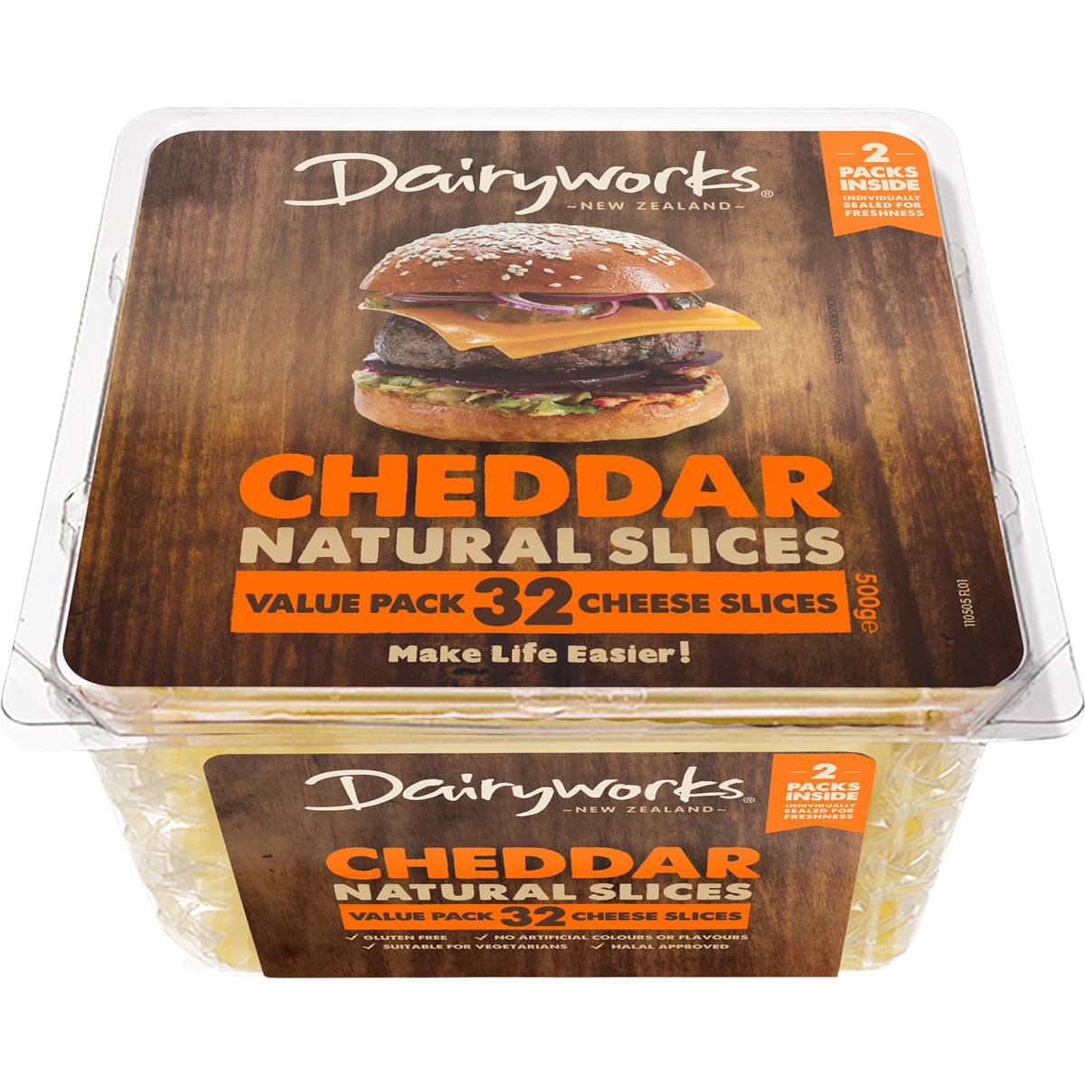 Dairyworks Cheddar Slices Value