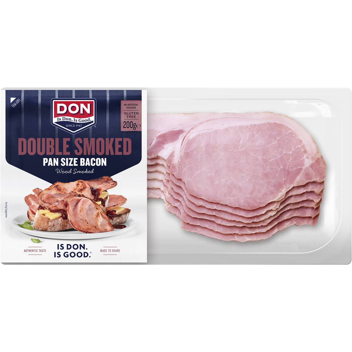 Calories In Don Premium Double Smoked Pan Size Bacon Calcount