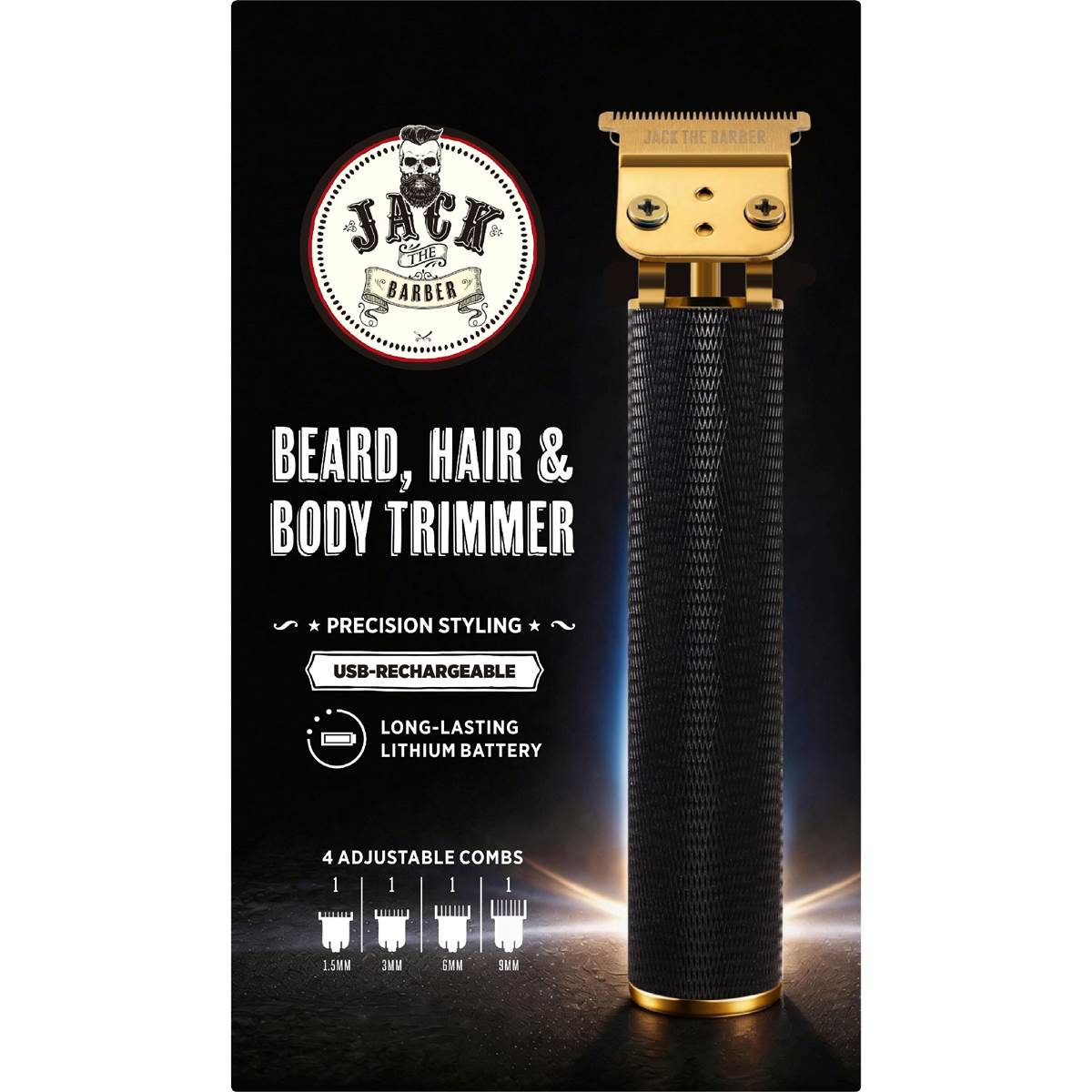 Jack The Barber Jack the Barber Hair & Beard Rechargeable Trimmer each